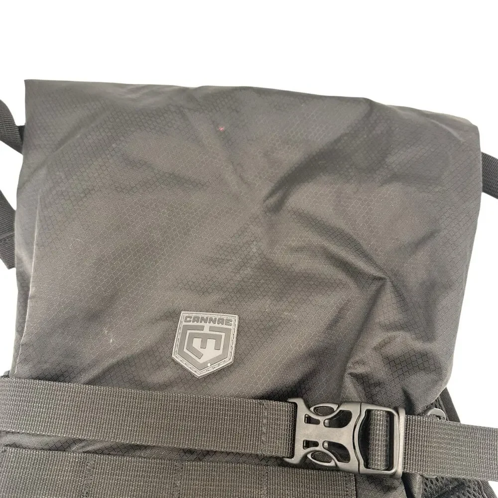 Cannae Tachnical Black Pro Gear Celeritas Roll-Top Backpack Bag NEW